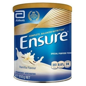 Sữa Bột Ensure Complete Balanced Nutrition Vanilla 850g – Nhập Úc