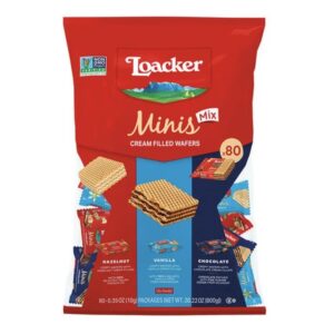 Bánh Xốp Loacker Minis Mix — Cream Filled Wafers (Ý)