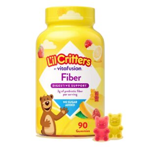 Kẹo Dẻo Chất Xơ Cho Bé L'il Critters Fiber — Vitafusion (Mỹ)