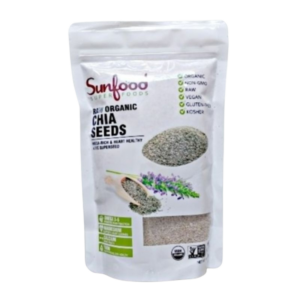 Hạt Chia Hữu Cơ Sunfood Raw Organic Chia Seeds (Mỹ)