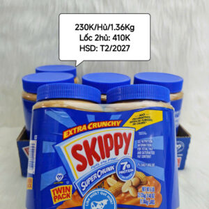 Bơ Đậu Phộng Skippy Extra Crunchy Super Chunk (Mỹ)