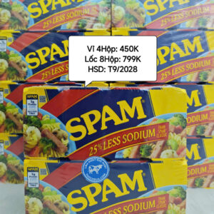 Thịt Hộp SPAM 25% Less Sodium (Mỹ)