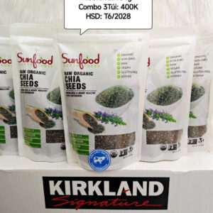 Hạt Chia Hữu Cơ Sunfood Raw Organic Chia Seeds (Mỹ)