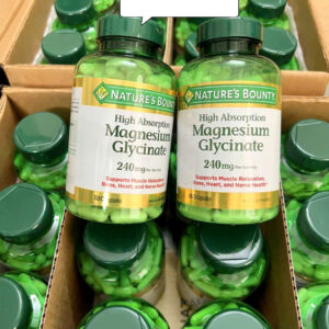Viên Uống Magnesium Glycinate 240mg — Nature's Bounty (Mỹ)