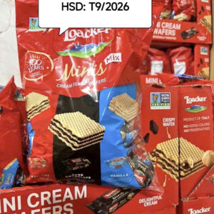 Bánh Xốp Loacker Minis Mix — Cream Filled Wafers (Ý)