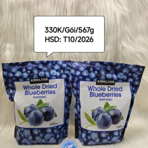 Việt Quất Sấy Khô Kirkland Whole Dried Blueberries (Mỹ)