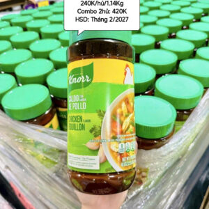 Hạt Nêm Gà Knorr Chicken Bouillon (Mỹ)